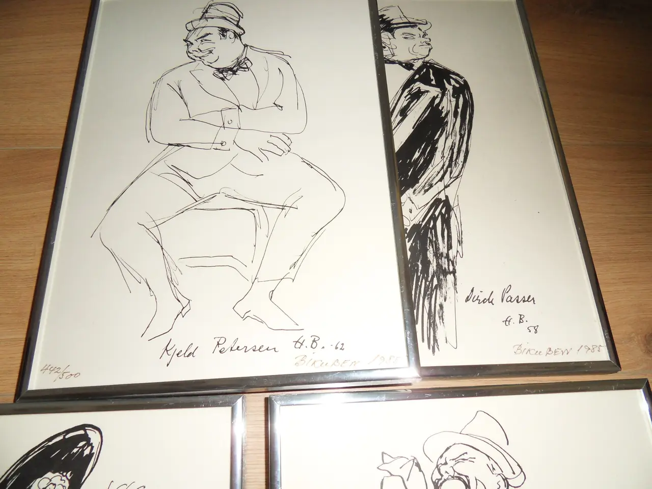 Billede 2 - Hans Bendix. 4 stk. Dirch P. Keld P. Oswald H