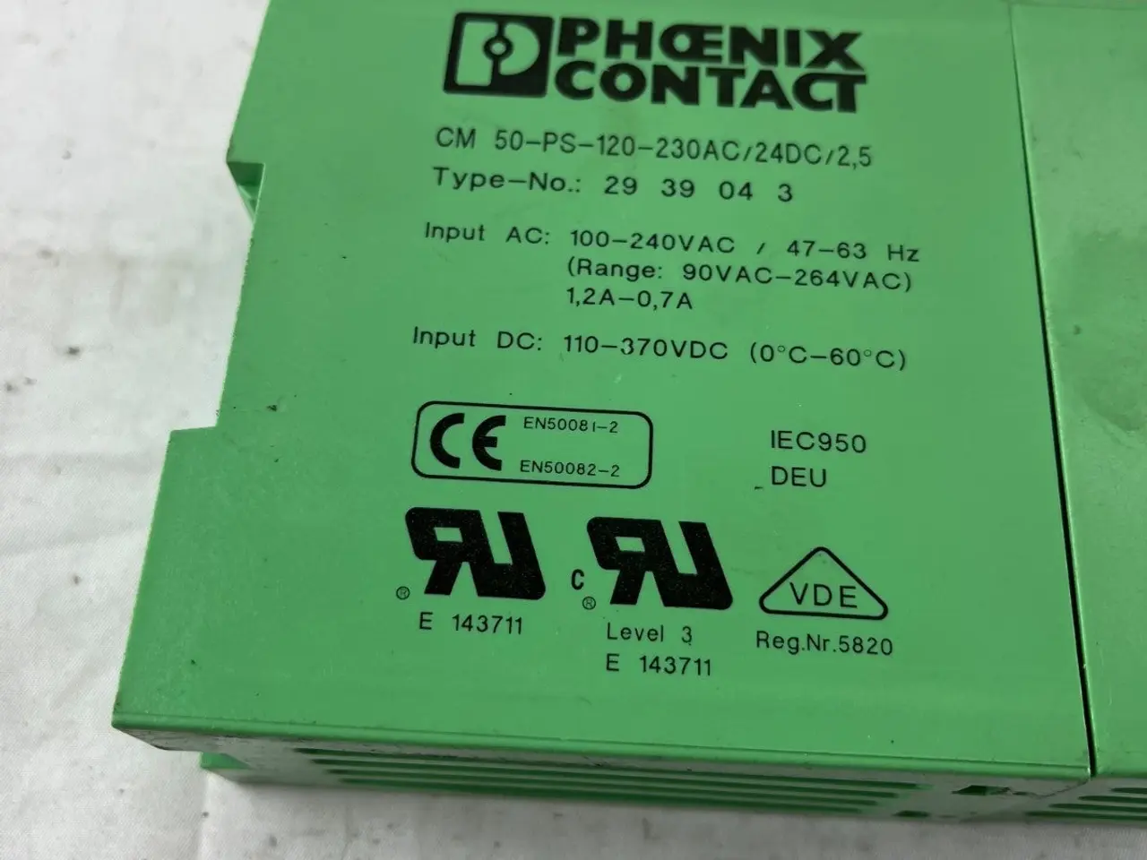 Billede 4 - Phoenix Contact CM 50-PS-120-230AC/24DC/2,5 24VDC