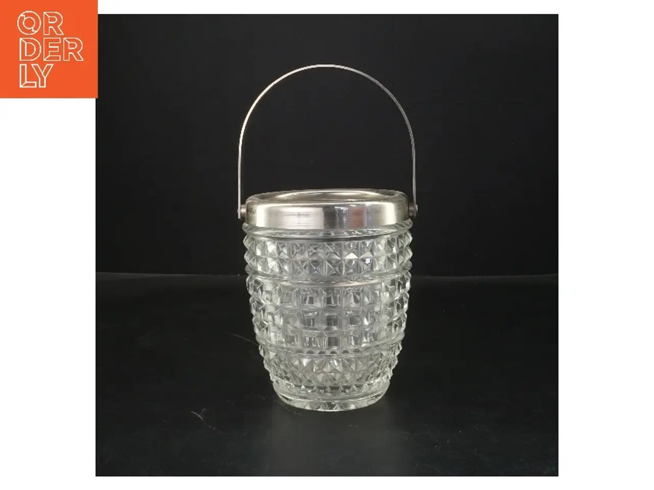 Billede 1 - Glas iskøler med håndtag (str. 14x12 cm)
