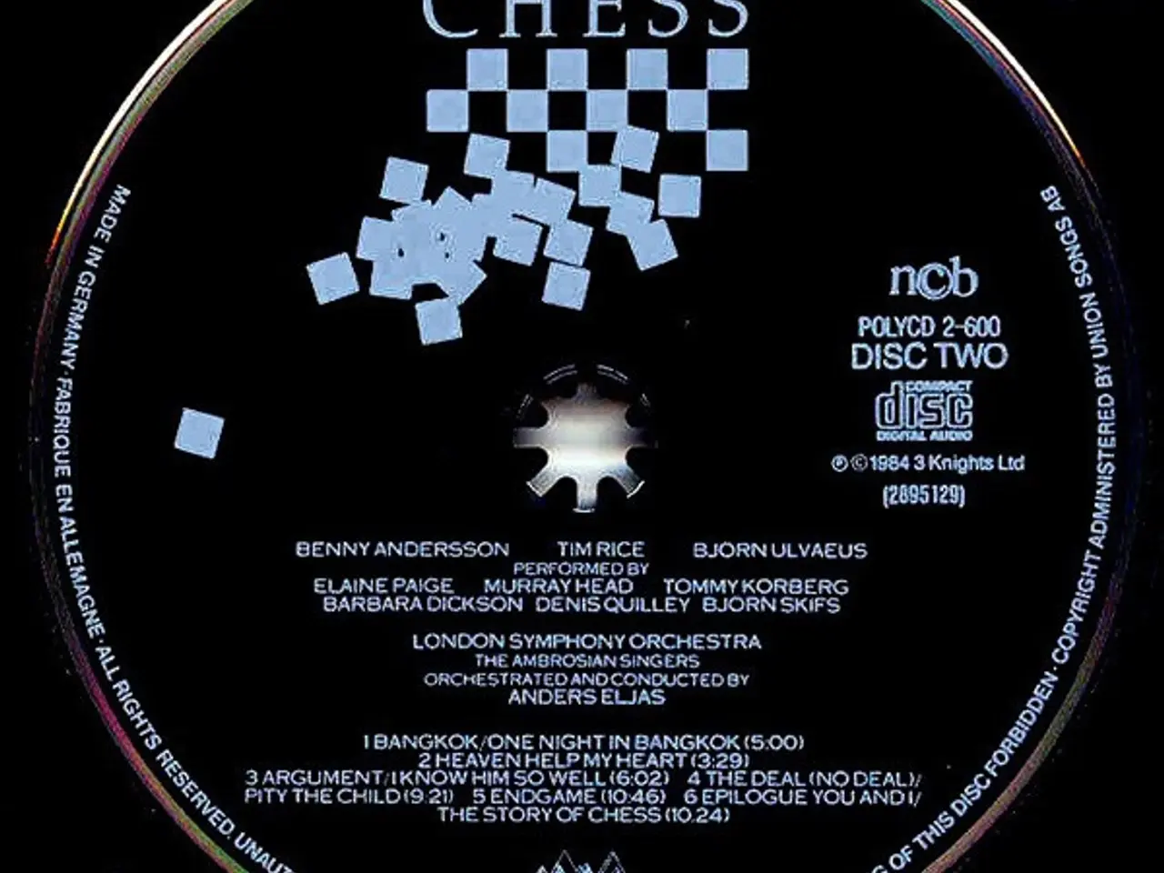 Billede 4 - Benny Andersson · Tim Rice · Björn Ulvaeus – Chess