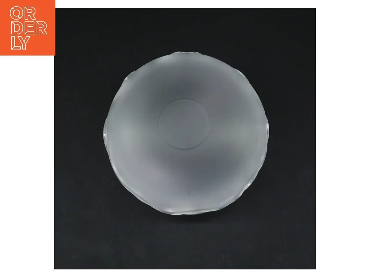 Billede 7 - Glas skål med bølget kant (str. Ø 11,5 cm højde 10,5 cm)