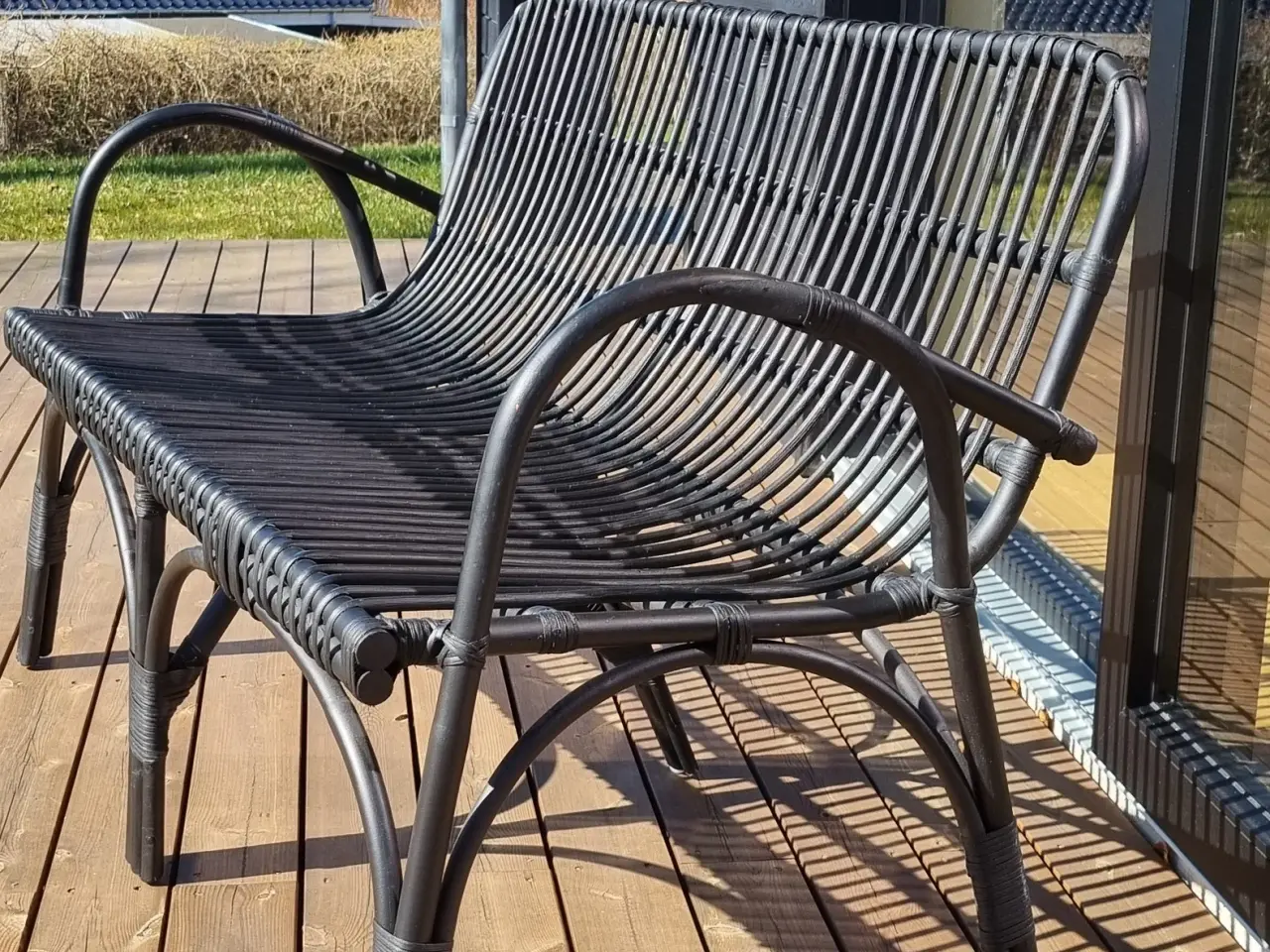 Billede 3 - Sofa i sort bambus