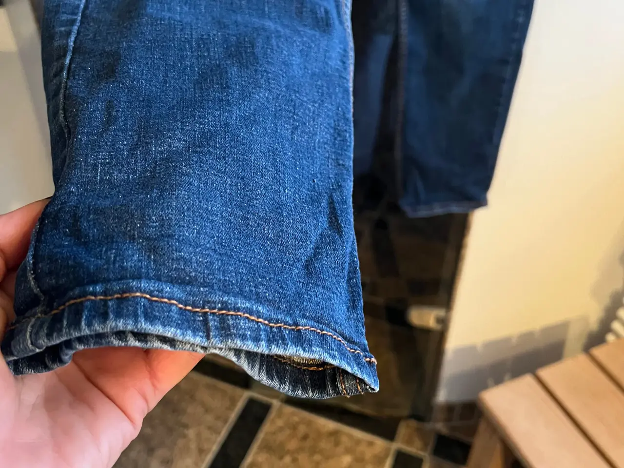 Billede 3 - Smarte blå jeans fra violeta by mango str 44