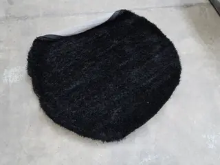 Gulvtæppe COZY-EASY Black Ø120