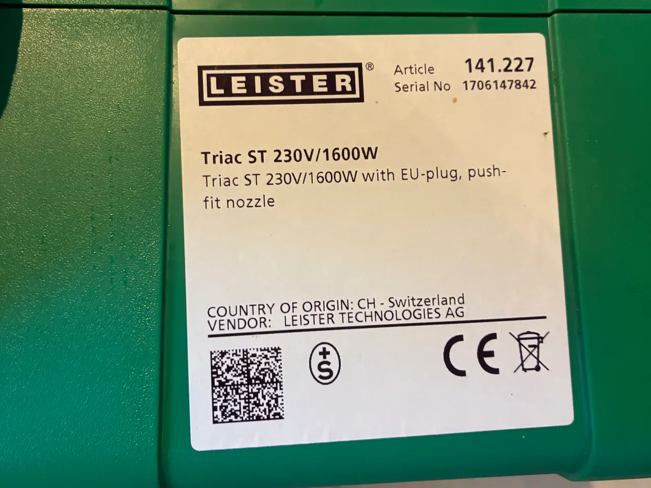 Billede 2 -  Leister Triac ST “plast svejser”