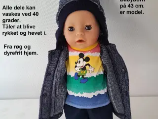 Drengepakke til Babyborn på 40 til 43cm.