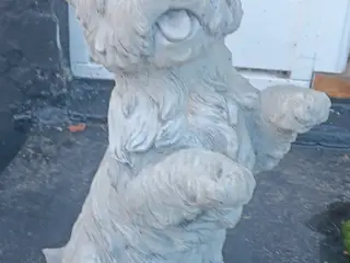 Smuk westie betonfigur