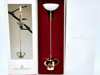 Royal Copenhagen Lysholder Med Krone