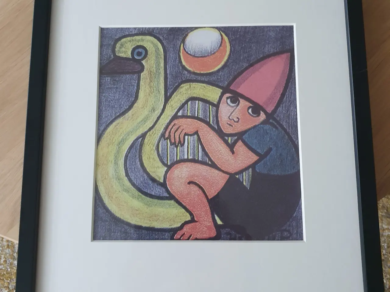 Billede 1 - Henry Heerup “Nisse med svaneharpe”