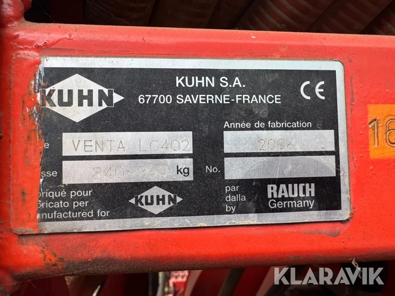 Billede 5 - Rotorharve - Såmaskine Kuhn HR 4004