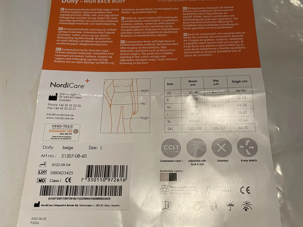 Billede 4 - Compression dragt til efter graviditet eller opera