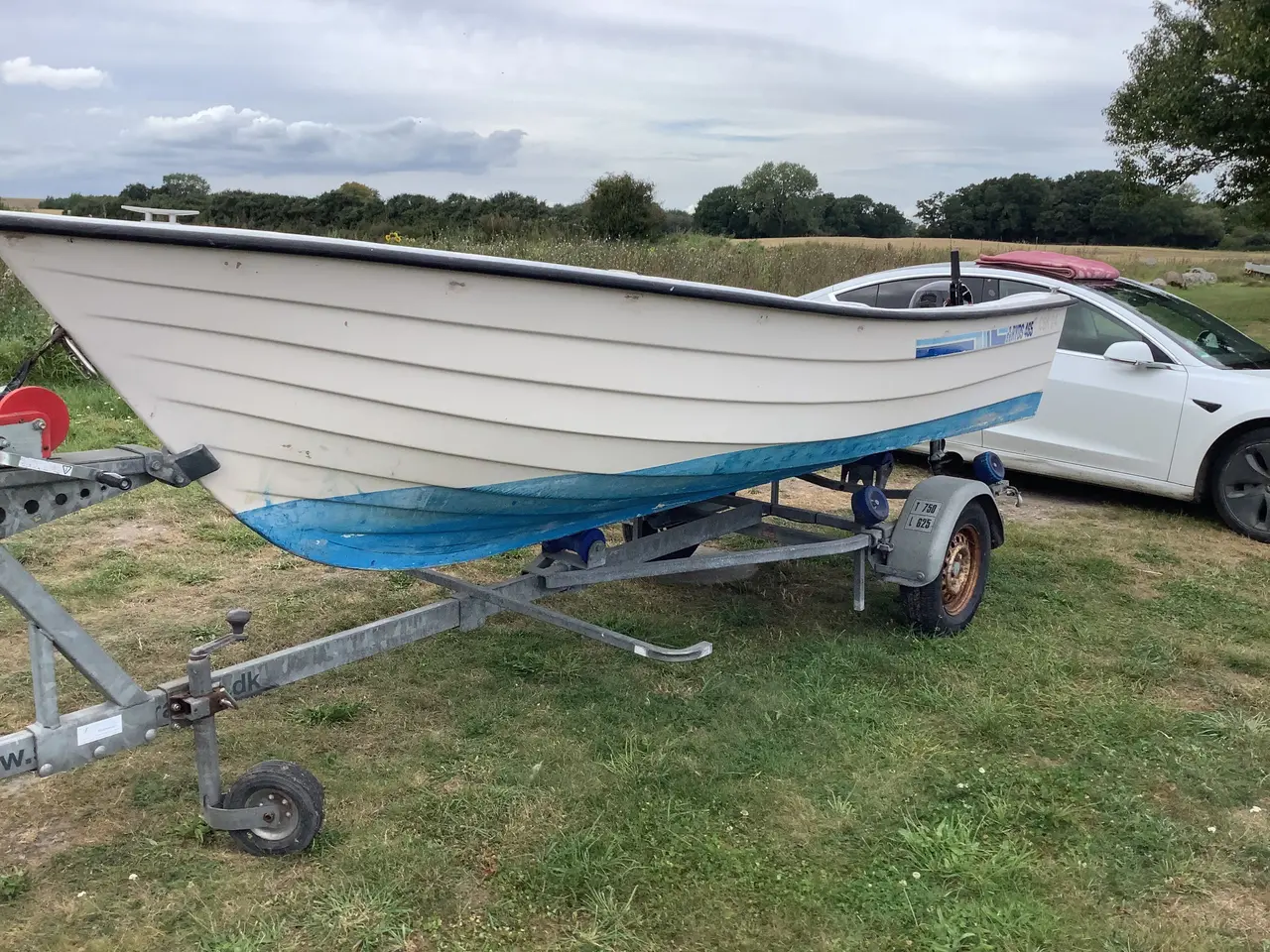 Billede 2 - 14 fods Ryds jolle med ny motor og trailer