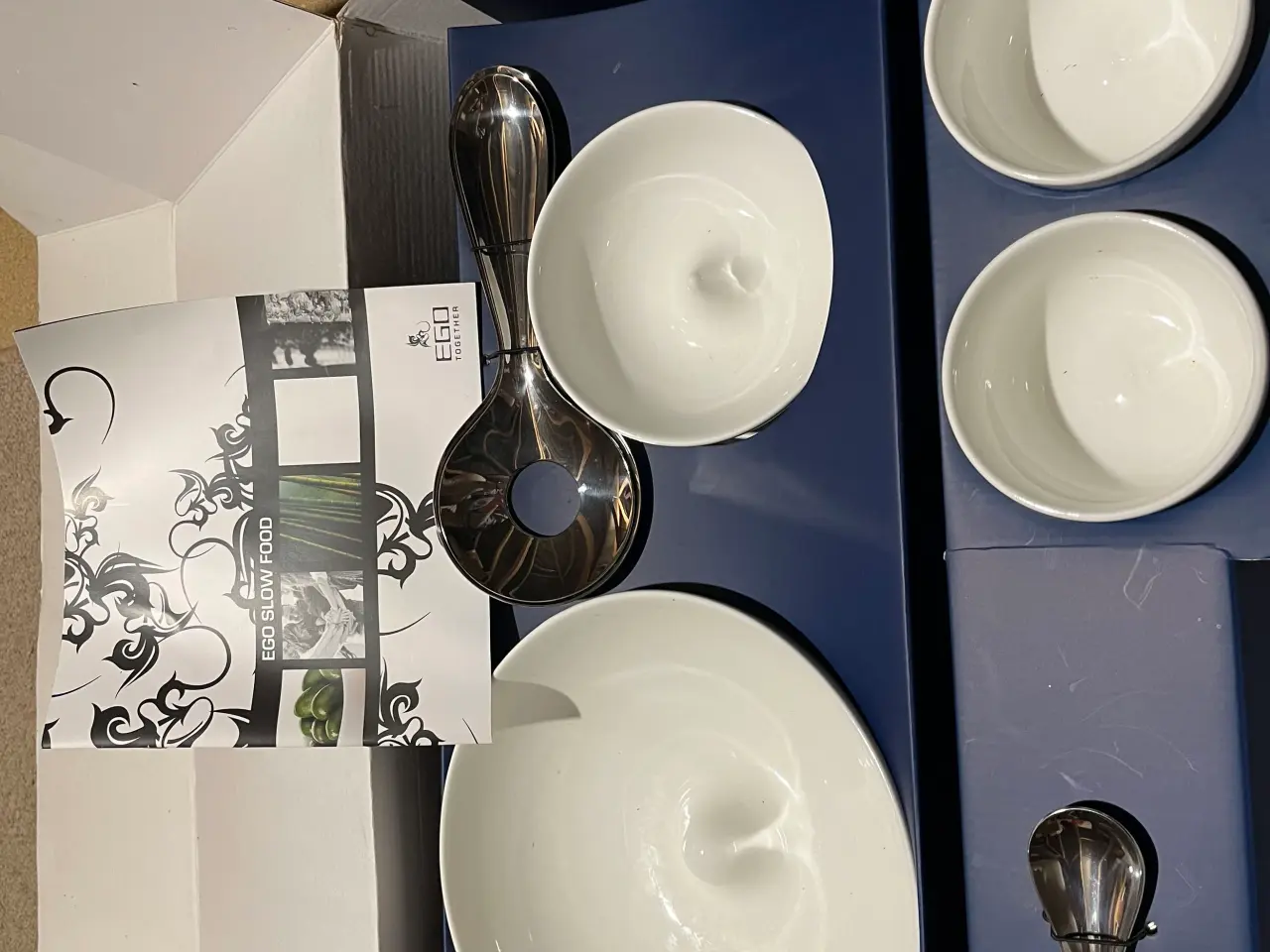 Billede 1 - Ego salatskåle hvid porcelæn