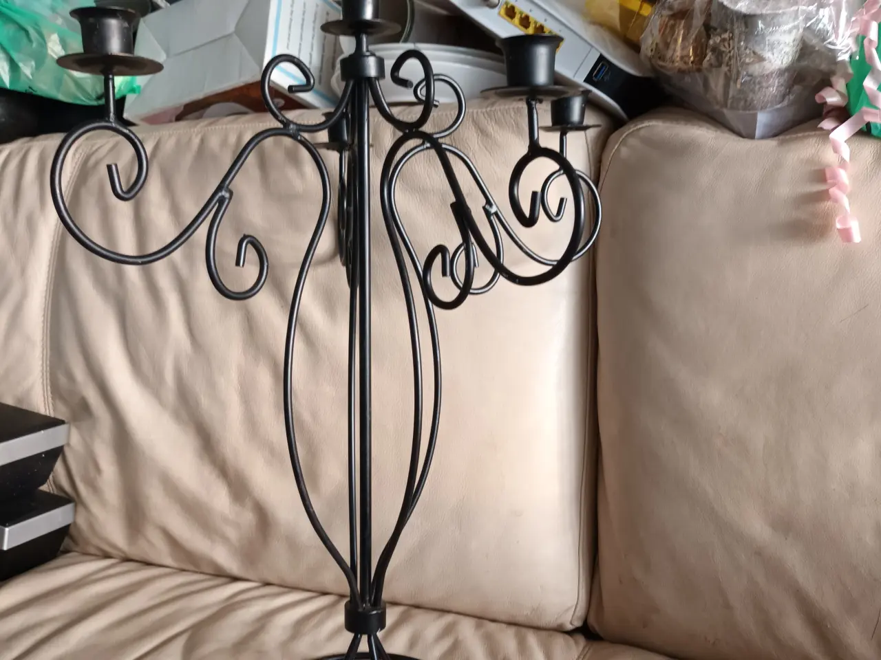 Billede 1 - FLOT NY SMEDEJERNS LYSESTAGE 49 CM