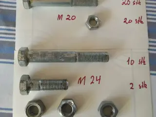Bolte og møtrikker M