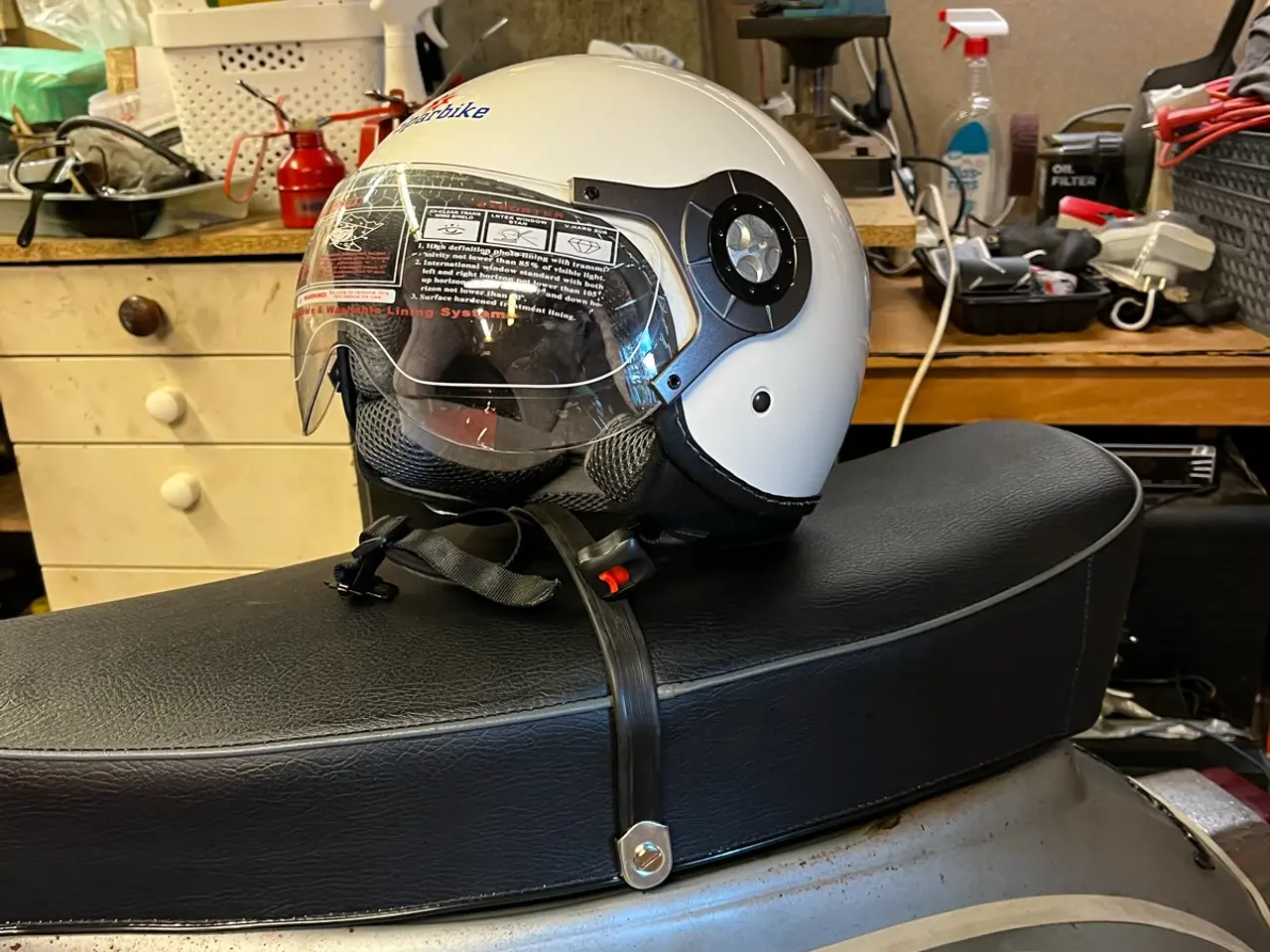 Billede 4 - Helt ny retro pilothjelm  XS/54