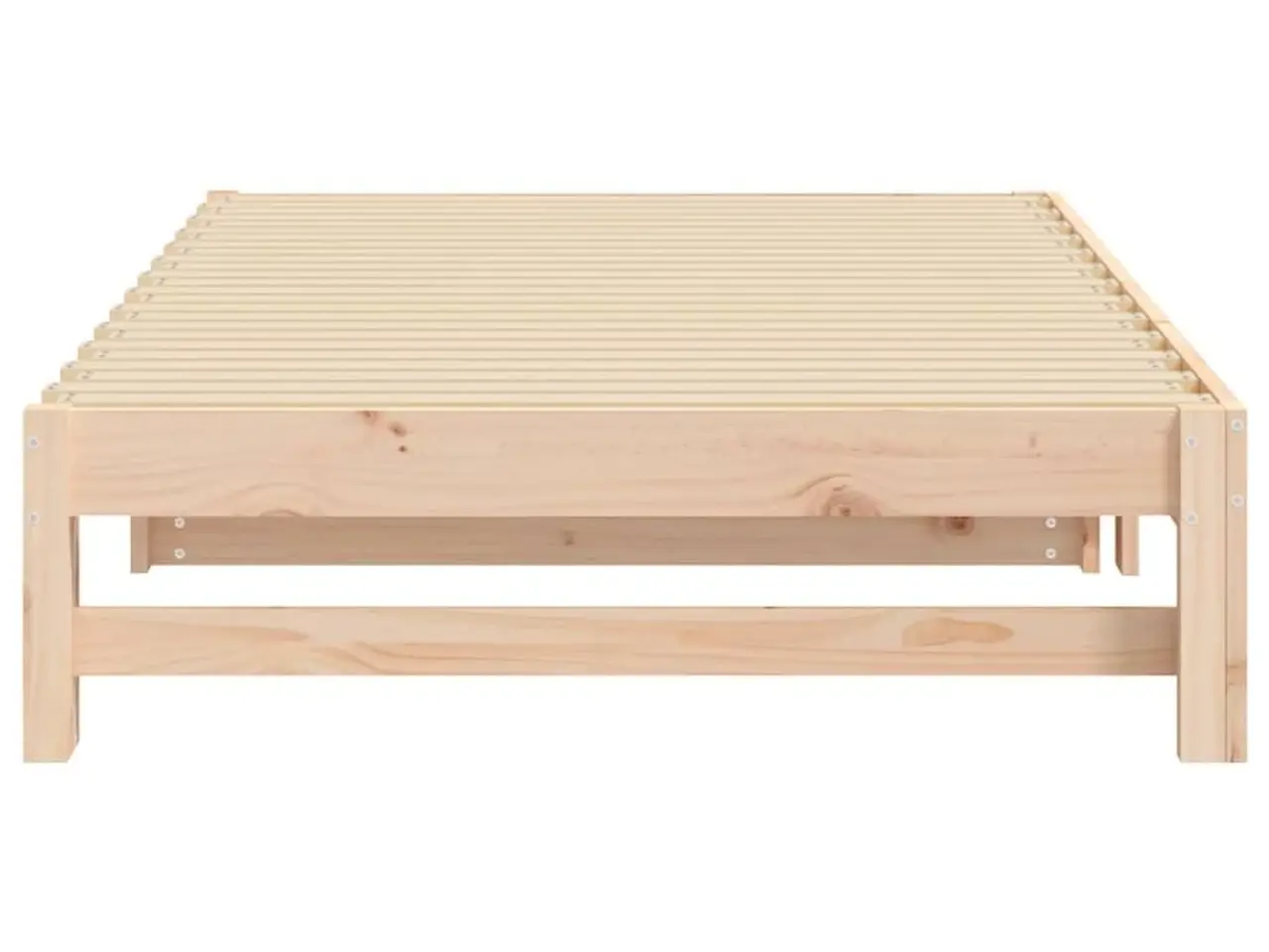 Billede 9 - Daybed med udtræk 2x(90x200) cm massivt fyrretræ