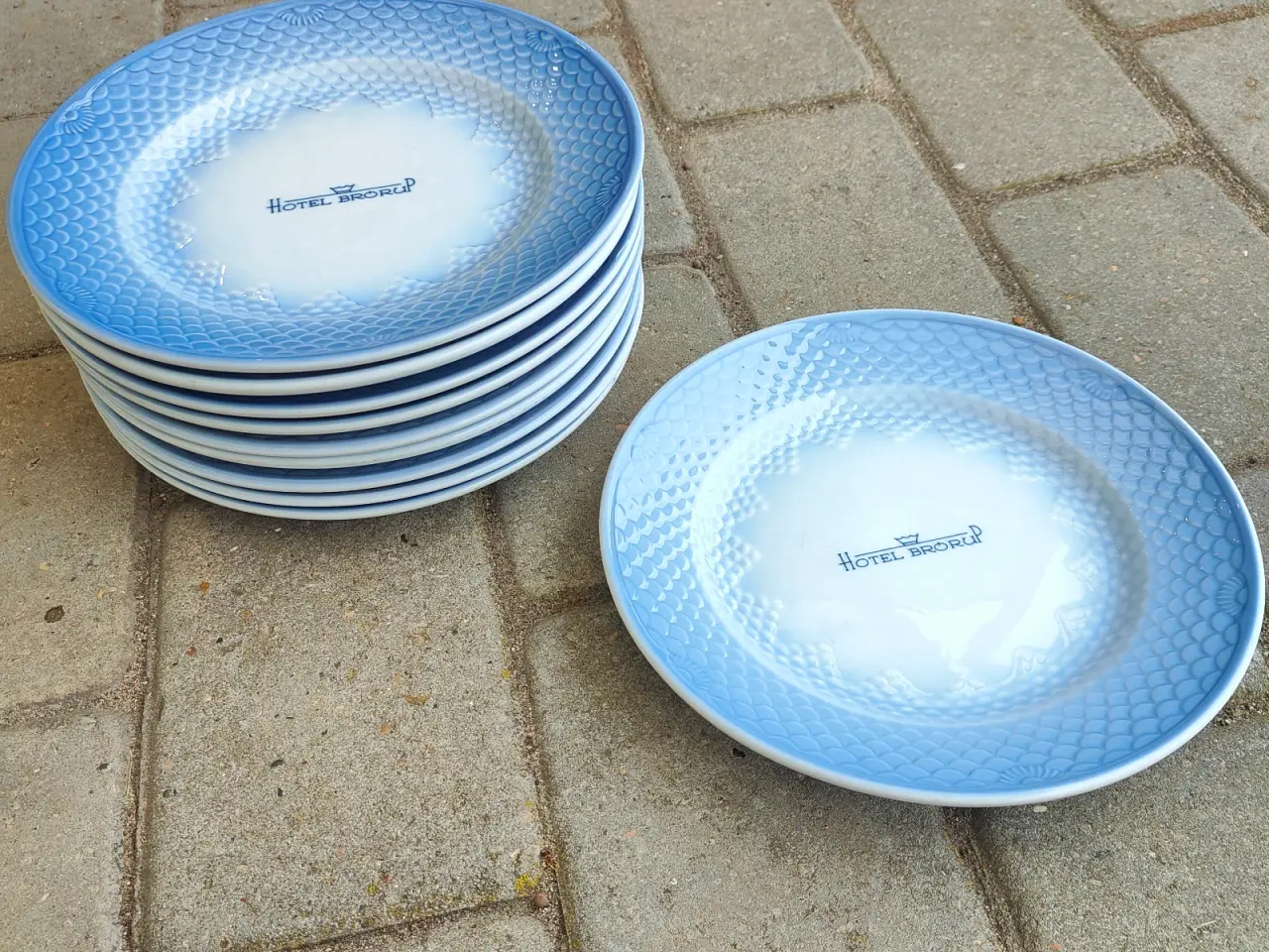 Billede 7 - B&G Blå Tone hotel porcelæn spisestel