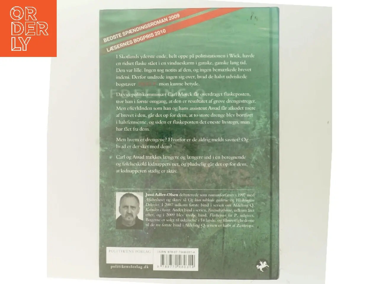 Billede 3 - Flaskepost fra P . 3 af Jussi Adler- Olsen (Bog)