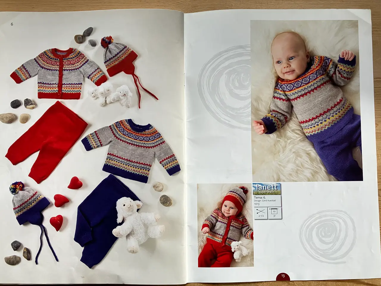 Billede 8 - Opskriftshæftet Lanett baby nr. 1013, 0-4 år