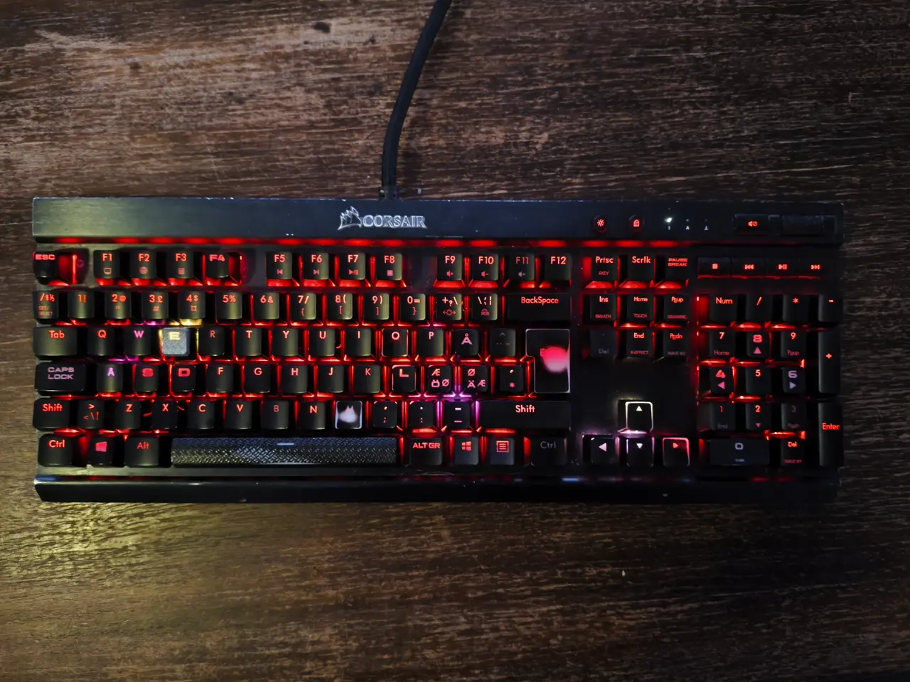 Billede 1 - Corsair K70 LUX RGB tastatur