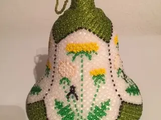 klokke med blomster