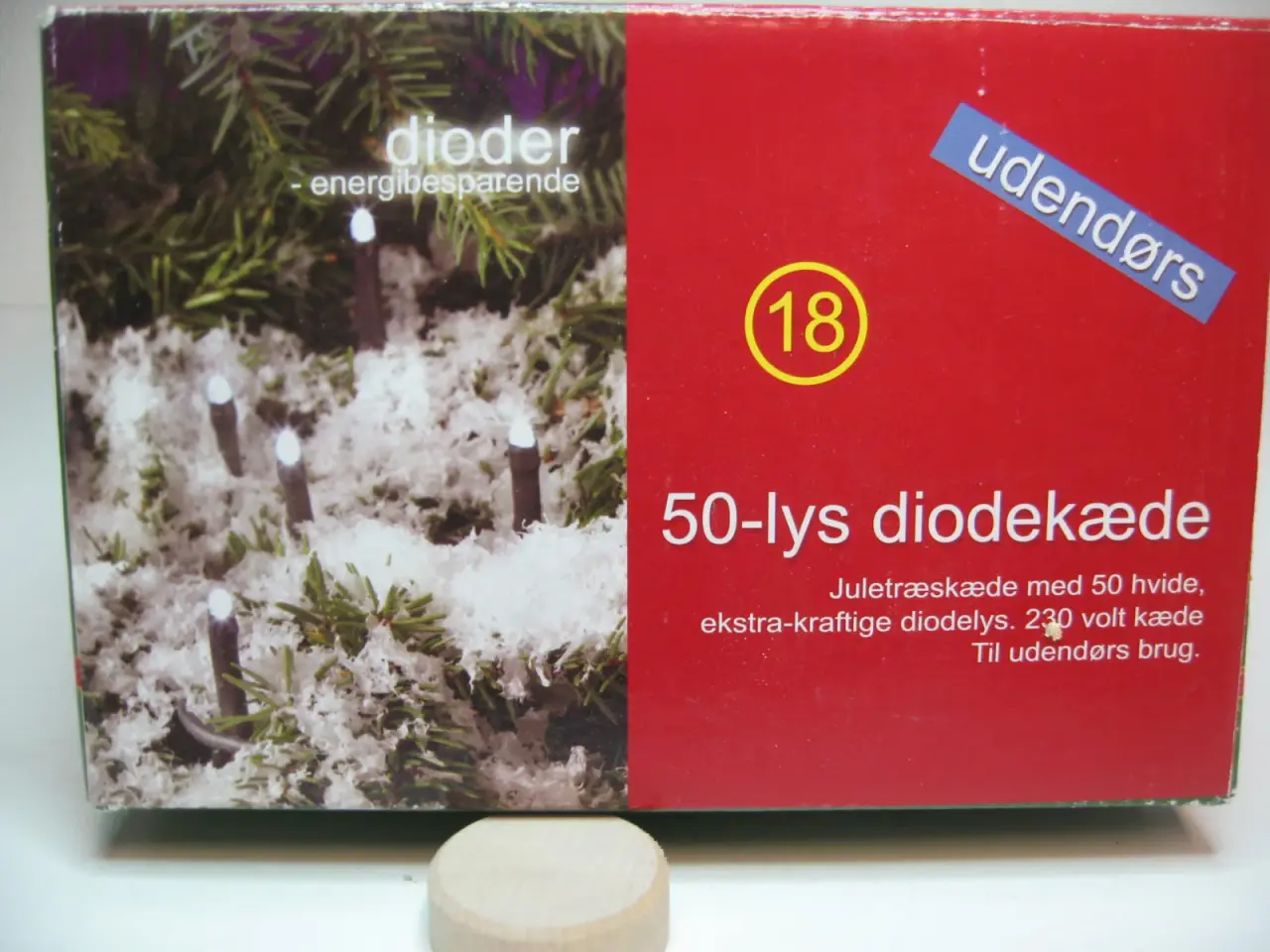 Billede 2 - Udendørs DIODE Juletræskæde med 50 lys