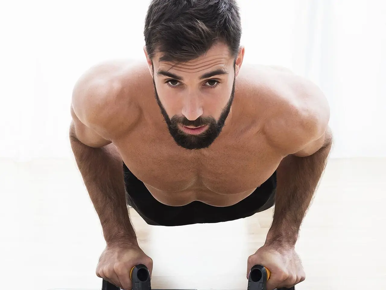 Billede 3 - Push-up bræt med modstandsbånd og øvelsesguide - Pulsher
