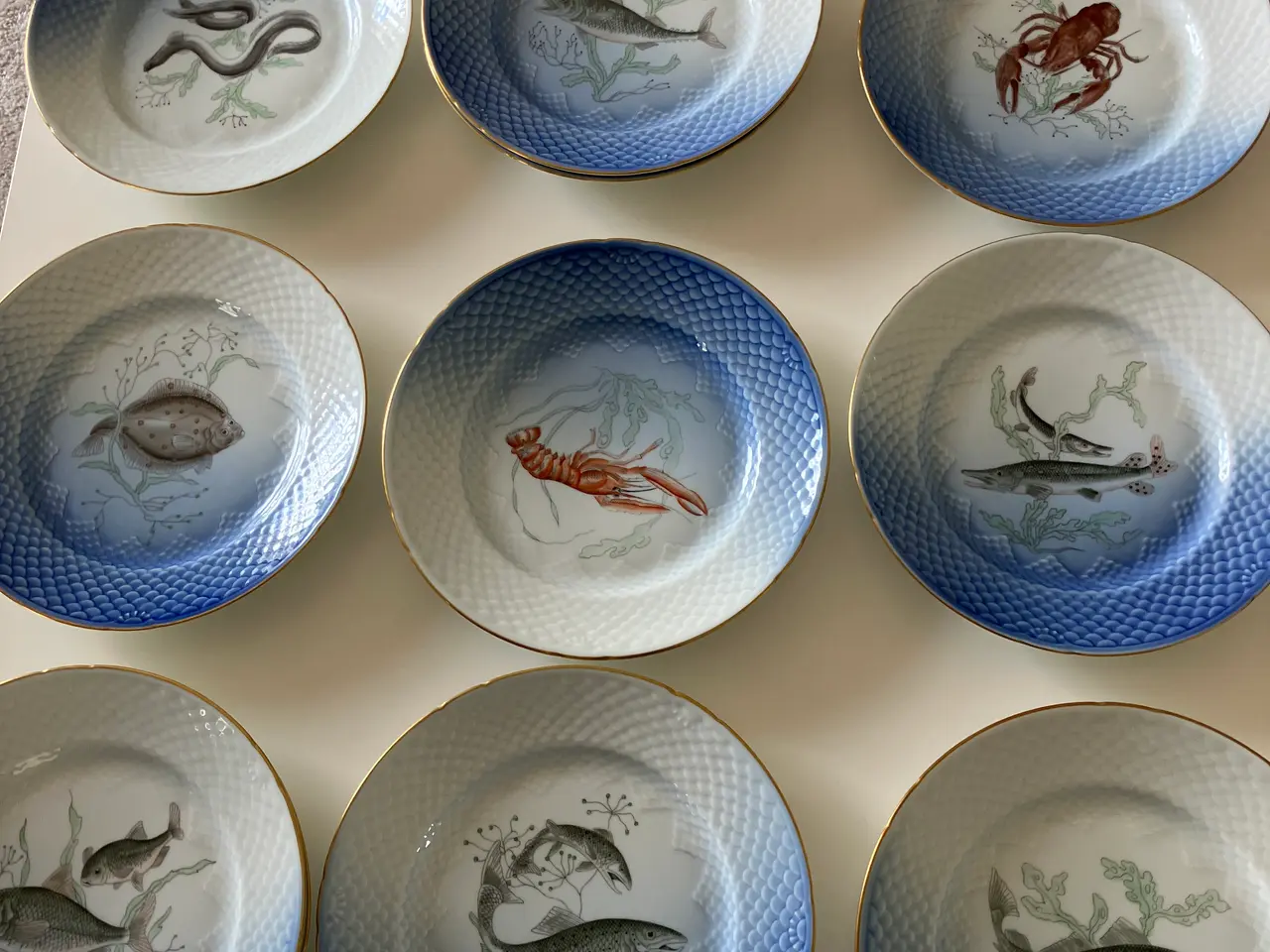 Billede 1 - Fisketallerkner Mågestel