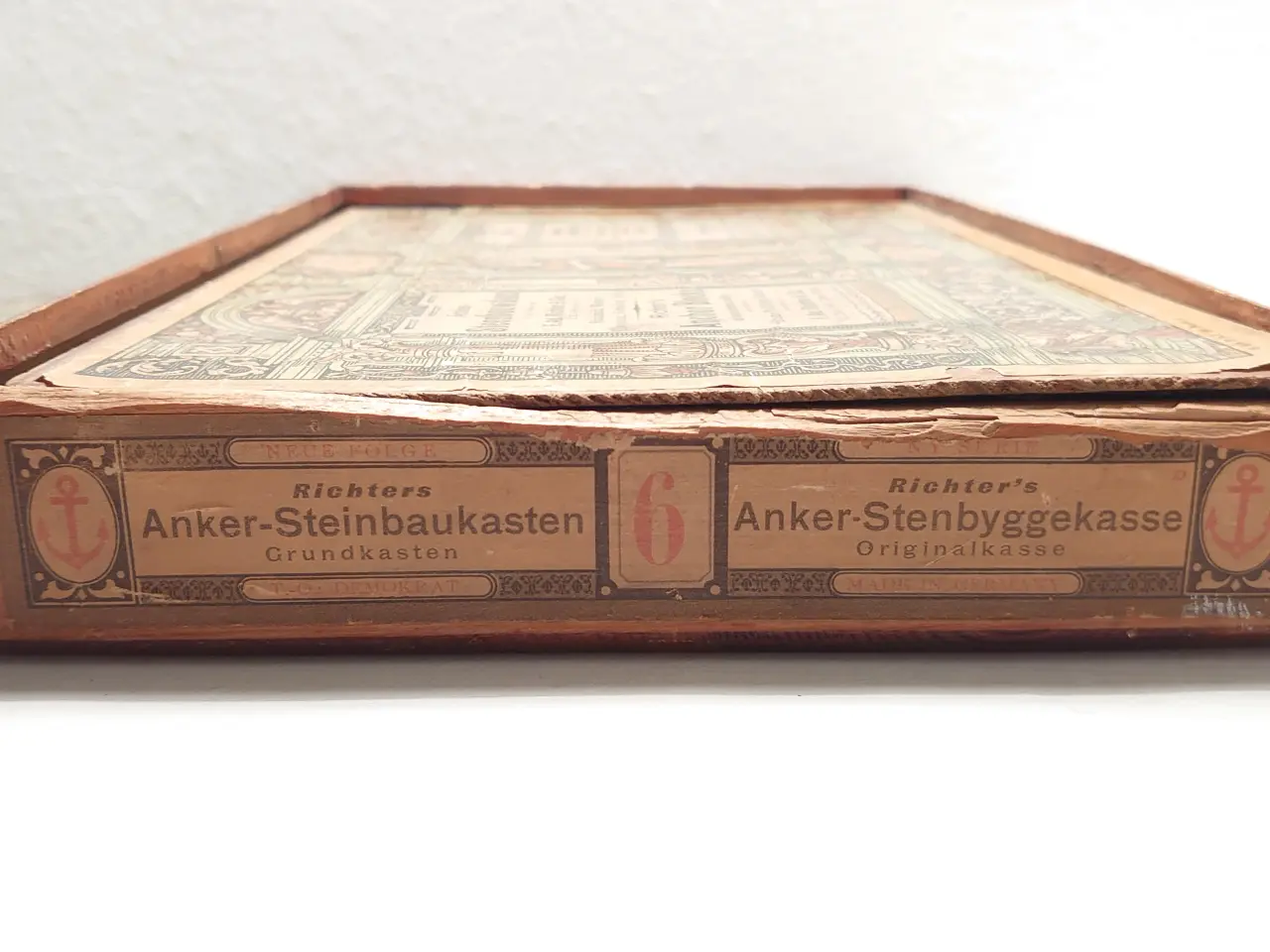 Billede 6 - Antikt stenbyggesæt. Richters ca 1900,serie 6