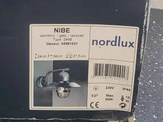 3 stk Nordlux NIBE udendørs lamper