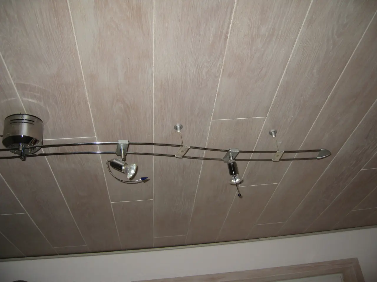 Billede 5 - Snoet loftlampe med 4 spot