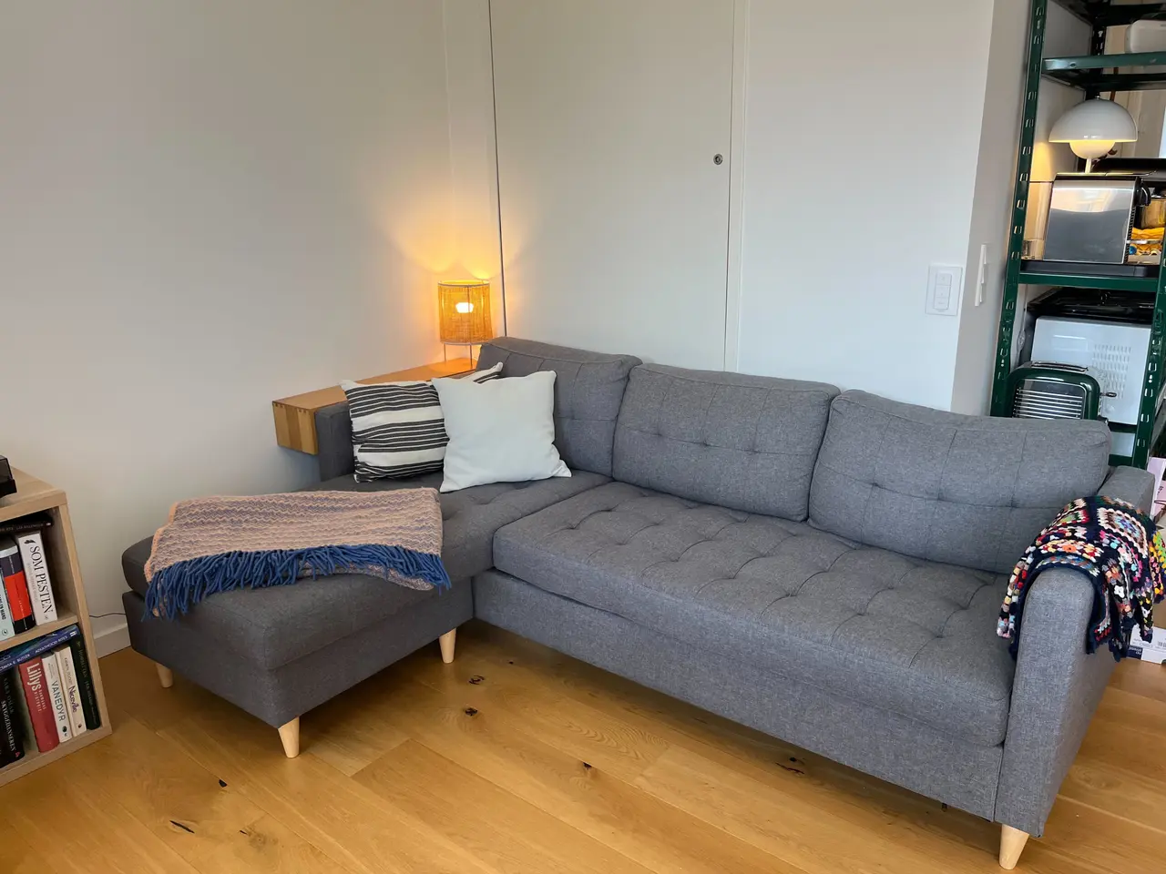 Billede 3 - Grå 3-personers sofa med flytbar chaiselong
