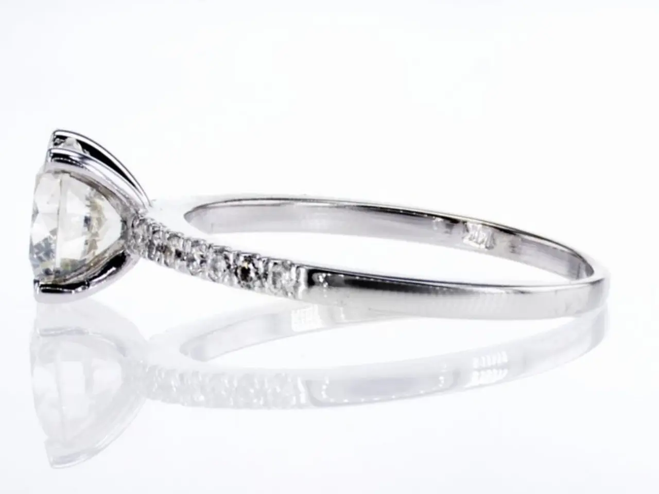 Billede 2 - Naturlig Diamantring 1,18ct