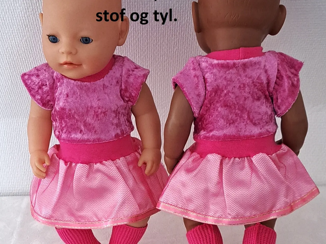 Billede 15 - Kjoler til Baby Born på 42 til 43cm.