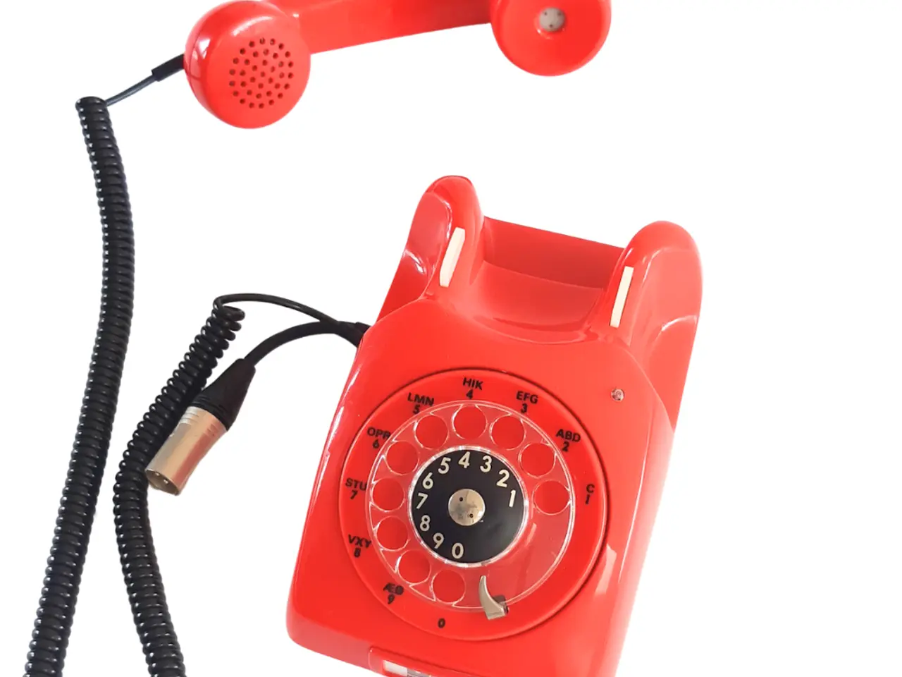 Billede 3 - Retro telefon mikrofon 2 (Rød)