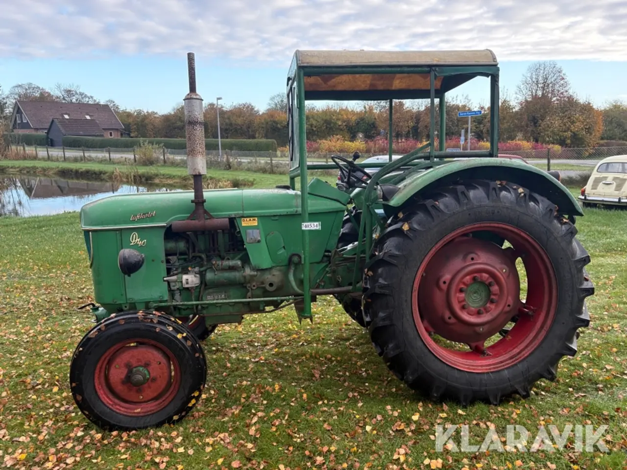 Billede 8 - Veterantraktor Deutz D40 luftkølet F3L 812