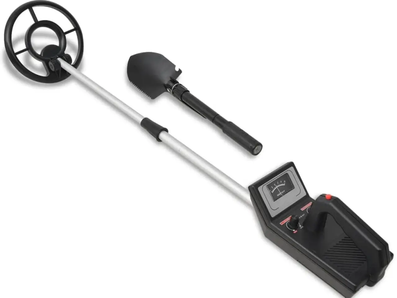Billede 1 - Metaldetektor med foldeskovl - sort