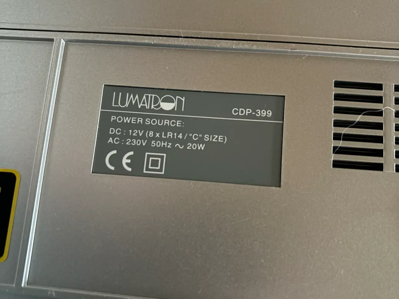 Billede 10 - Lumatron radio cd og kassette afspiller