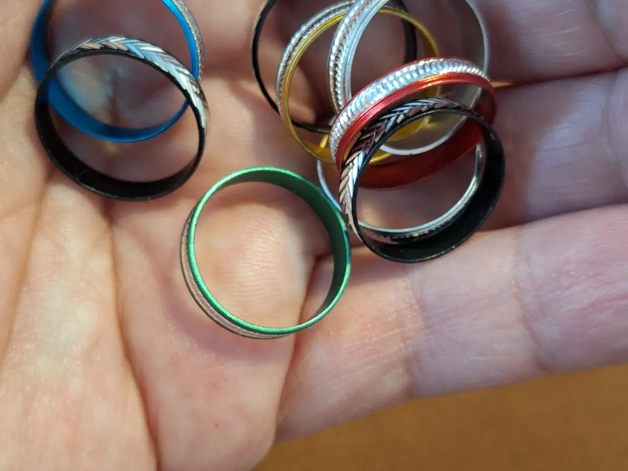 Billede 2 - 9 stk. Fingerringe