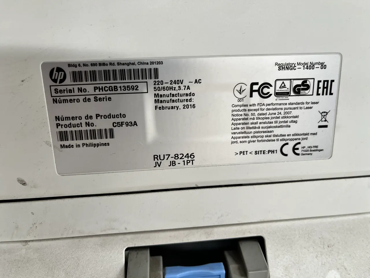 Billede 3 - Printer HP LASERJET PRO M402N