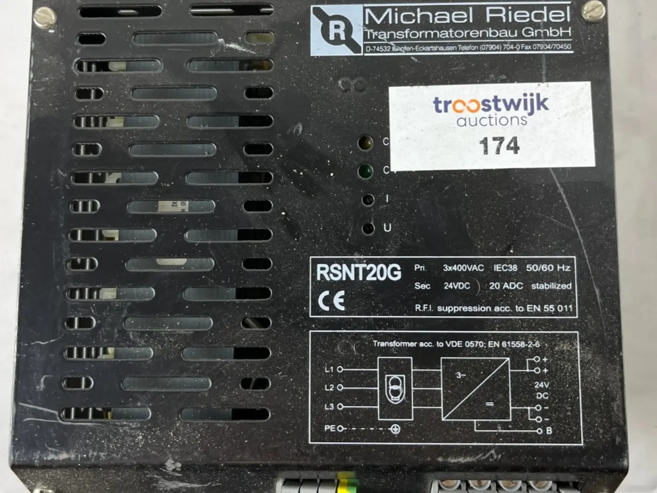 Billede 1 - Michael Riedel RSNT20G 24VDC 20A Stabilized