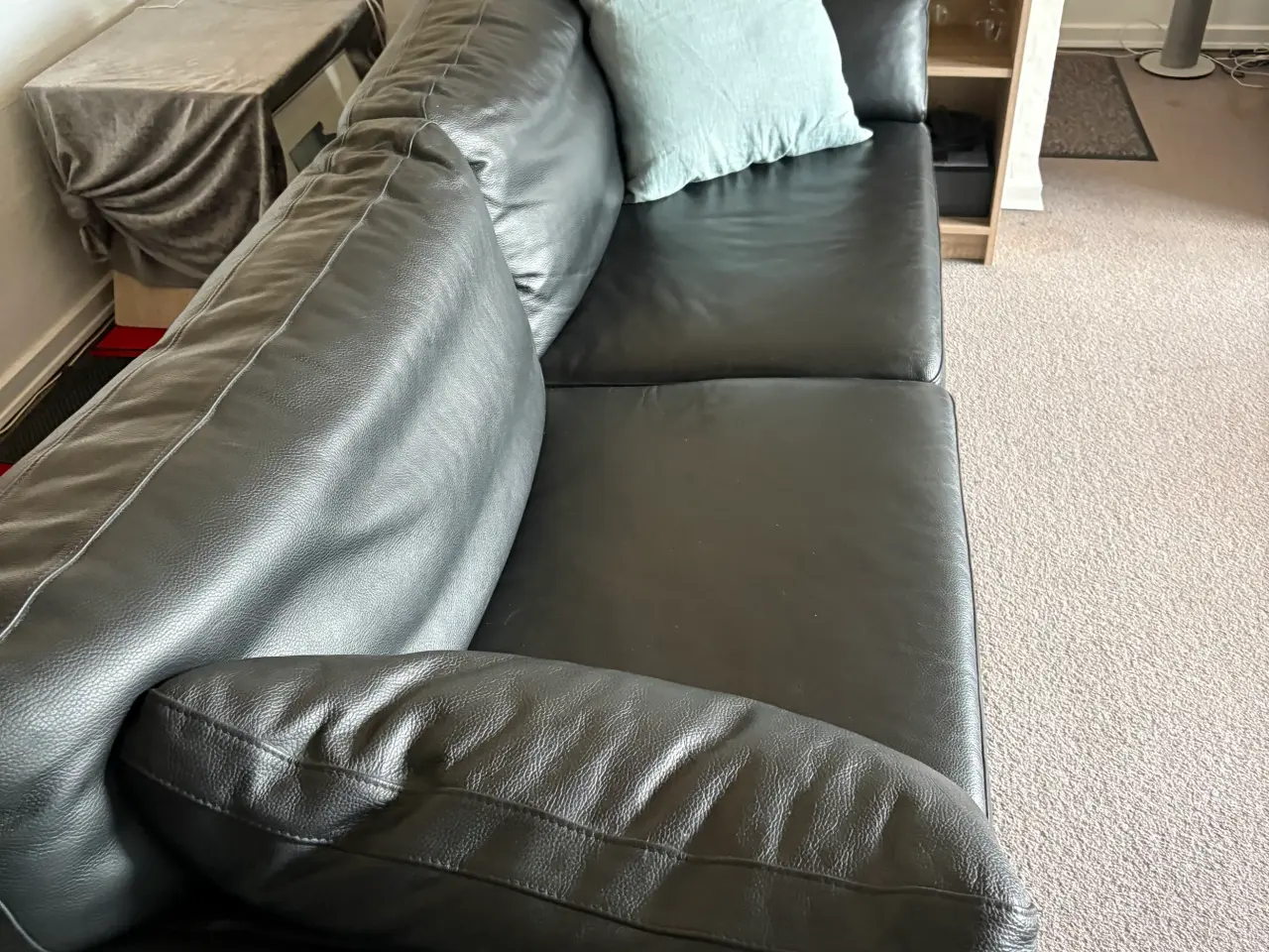 Billede 1 - Lædersofa