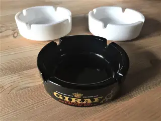 Retro Giraf askebæger og 2 hvide