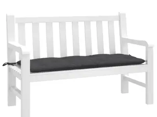 Hynde til havebænk 120×50×7 cm - meleret antracitgrå