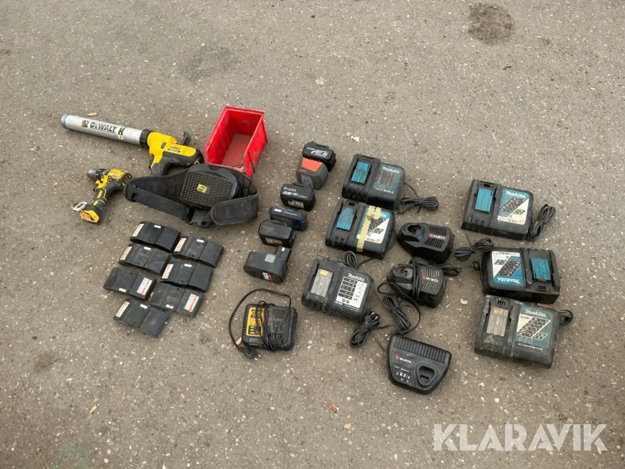 Billede 1 - Batterier og ladere Makita/Dewalt/Esab