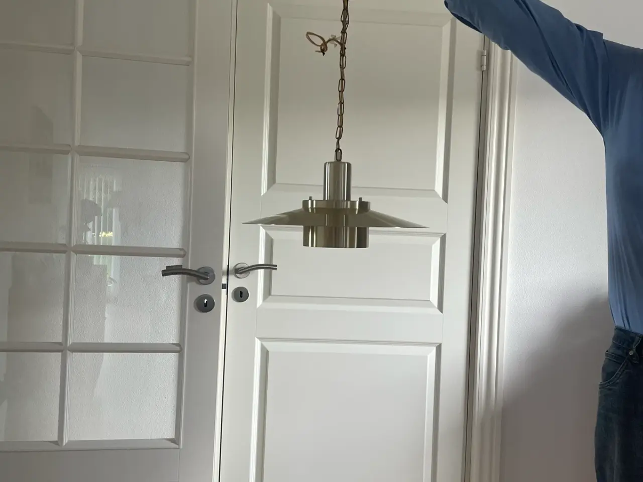 Billede 1 - Messinglampe