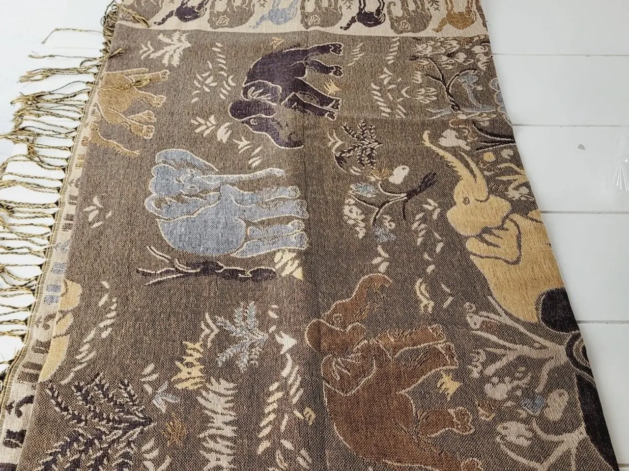 Billede 5 - ⭐️- Elegant og Blødt Pashmina Tørklæde - UBRUGT