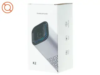 Portable air purifier fra K 2 (str. 13 x 6 x 6 cm)