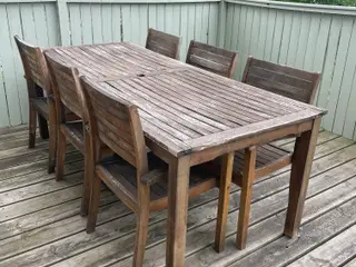 Terrassebord- og stole